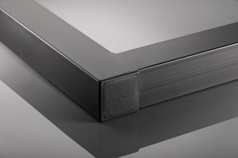 Frame leg GTV INDUSTRIA, rectangle, H=710 mm, W=820 mm, profile 80 x 20, steel, black 1208963595