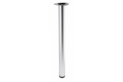 Tafelpoot rond aluminium 82cm hoog verstelbaar 2cm met poot diameter 6cm 1208963635