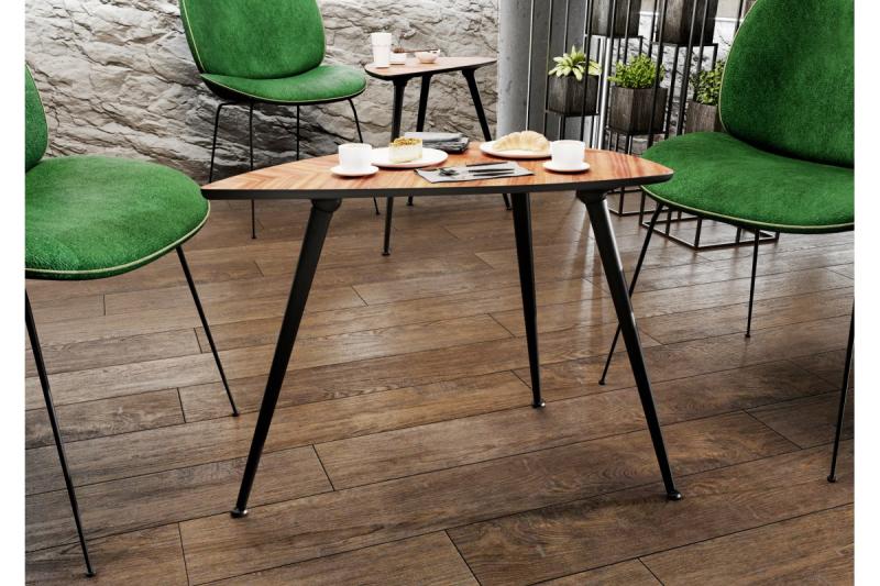 Leg 40 x 710 X-LINE inclined, foldable, adjustable foot, black 1208963656