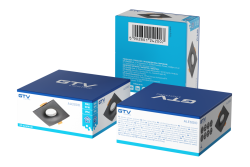 Decor Plafondspot armatuur ALESSIO IP54 vierkant zwart 1208963699