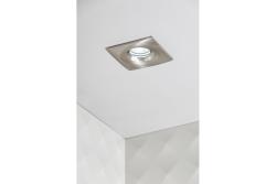 Decor Plafondspot armatuur ALESSIO IP54 vierkant inox/satijn. 1208963701