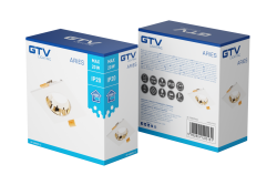 Decor Plafondspot ARIES IP20 vierkant wit/goud 1208963706