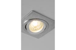 Decor MORENA plafondspot armatuur IP20 vierkant inox 1208963732