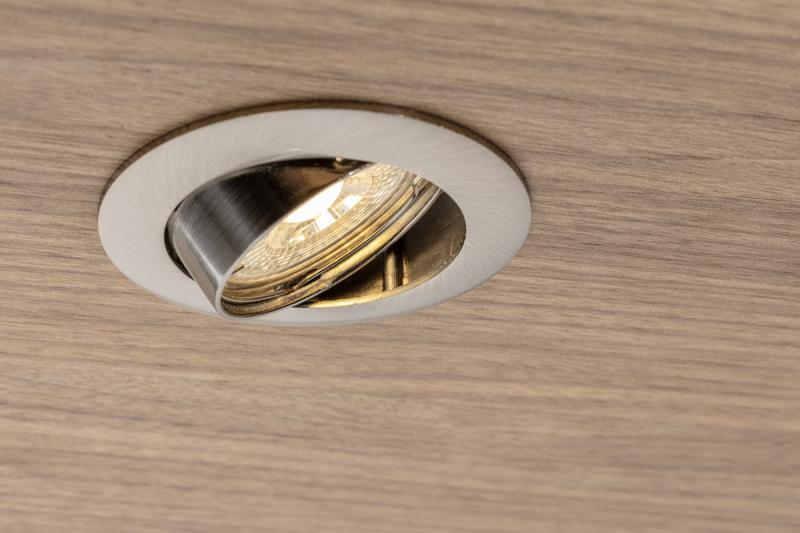 Decor PORTO-K plafondspot armatuur IP20 rond inox hoekverstelbaar TYPE 5515 1208963780