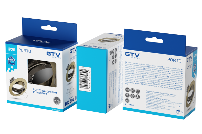 Decor PORTO-K plafondspot armatuur IP20 rond patina hoekverstelbaar TYPE 5515 1208963782