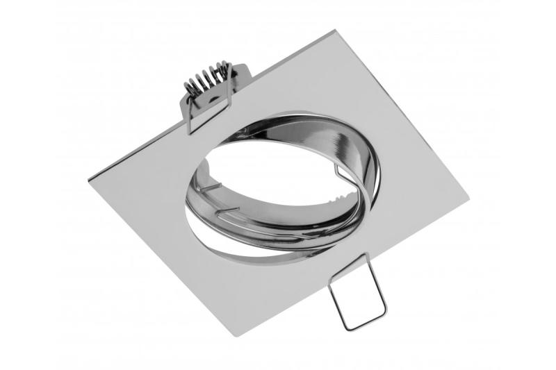 Decor PORTO-K plafondspot armatuur IP20 vierkant chroom hoekverstelbaar TYPE DT10 1208963783