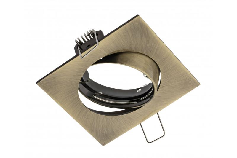 Decor PORTO-K plafondspot armatuur IP20 vierkant patina hoekverstelbaar TYPE DT10 1208963786