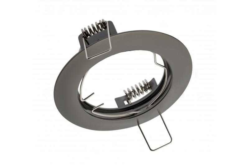 Decor PORTO plafondspot armatuur IP20 rond zwart chroom TYPE 5514 1208963789