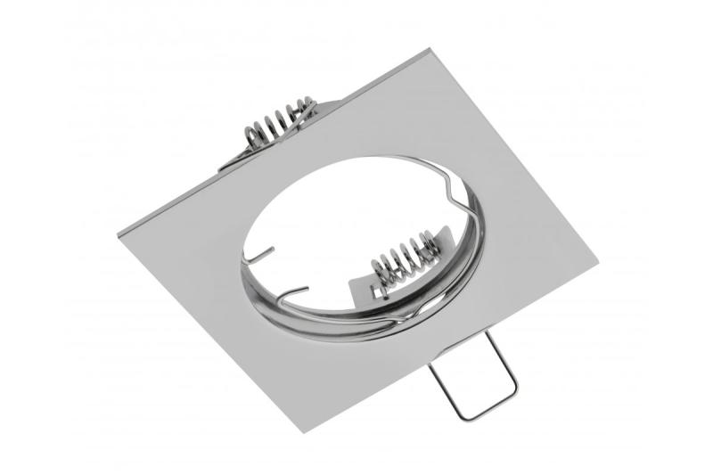 Decor PORTO plafondspot armatuur IP20 vierkant chroom TYPE DS10 1208963791