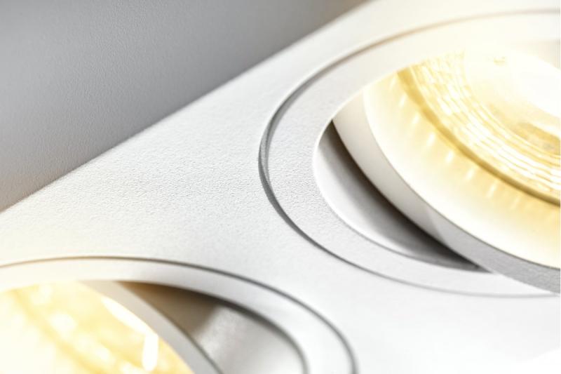 Decor Plafondarmatuur AVEIRO DUO BIS aluminium 160x80x90mm IP20 max 20W*2 vierkant wit. 1208963833