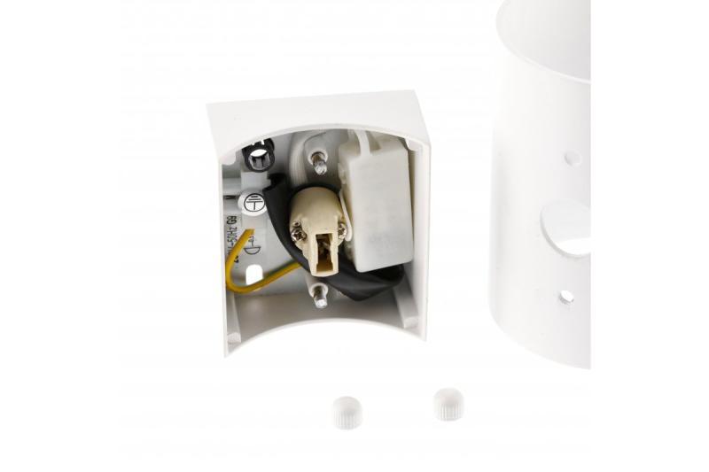 Decor Wandarmatuur CAMPIONE aluminium G9 IP20 max. 40W IP20 rond wit. 1208963852