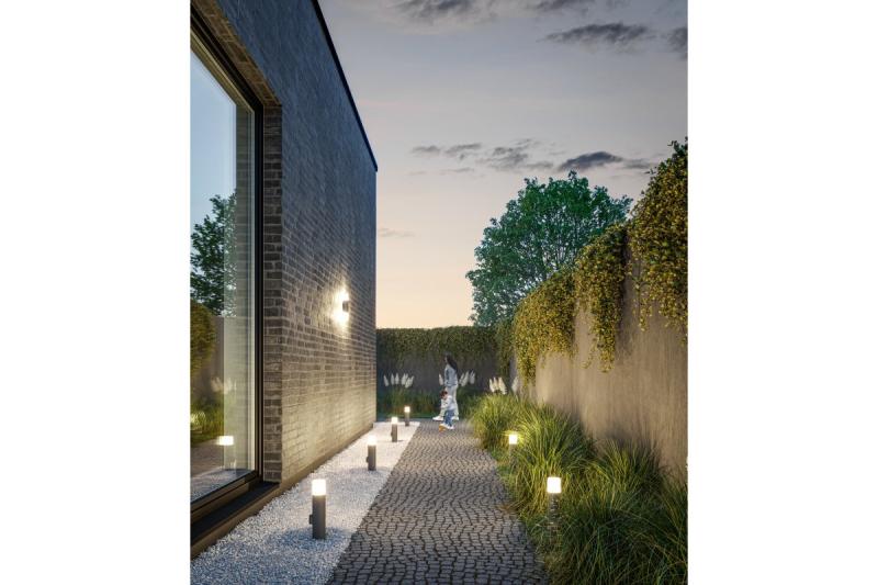 Decor Tuinarmatuur CORTA-P 40 E27 MAX.25W IP44 AC220-240V 50-60Hz paal antraciet. 1208963860