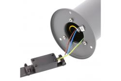 Decor Tuinarmatuur CORTA-P 80 E27 MAX.25W IP44 AC220-240V 50-60Hz paal antraciet. 1208963863