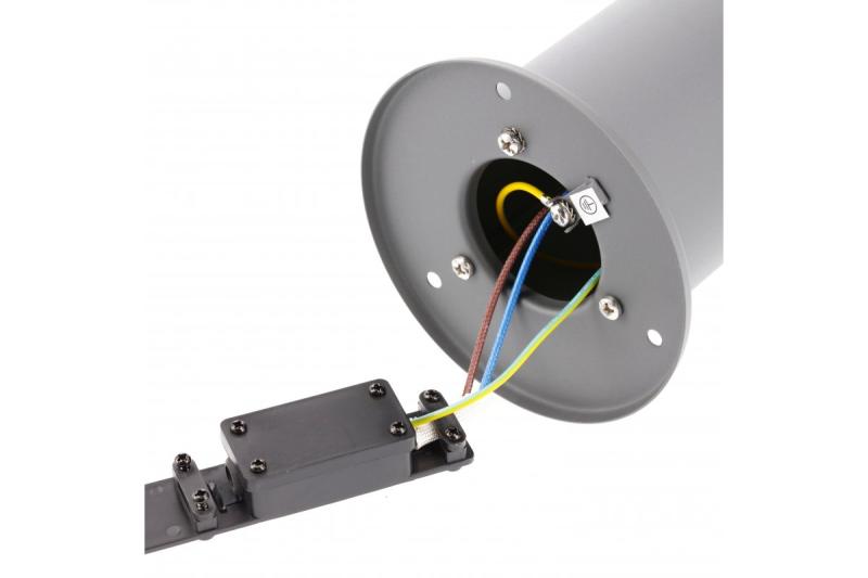 Decor Tuinarmatuur CORTA-P 80 E27 MAX.25W IP44 AC220-240V 50-60Hz paal antraciet. 1208963863