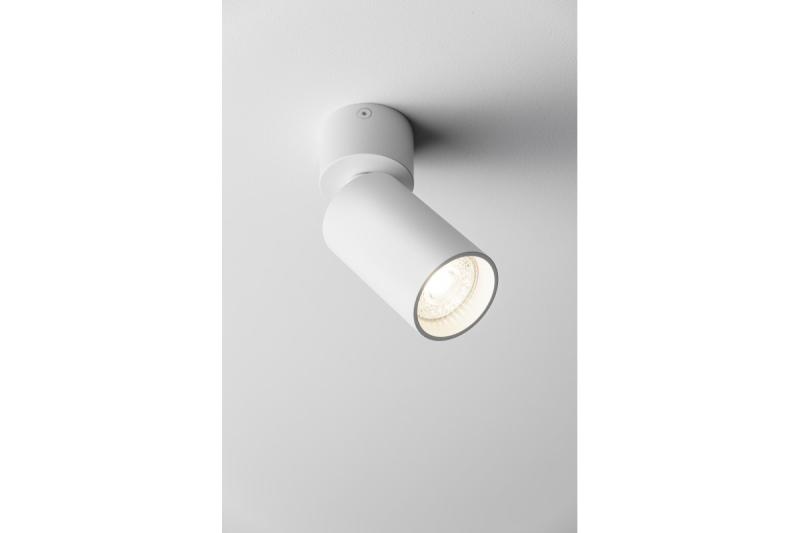 Decor Plafondarmatuur FARGO MINI 2 aluminium 56x150mm IP20 max 20W rond wit. 1208963882