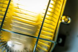 Bulkhead fixture SANGUESA KAM, max 40W, E27, AC220-240V, 50-60Hz, IP54, ABS/glass/metal grille, black 1208963902