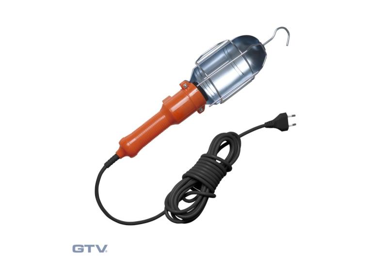 Portable  luminaire, E27, 5m, max 60W, orange 1208963903