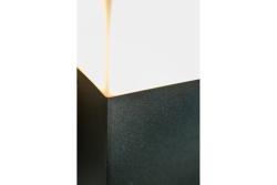 Decor Tuinarmatuur LARGO-AU E27 MAX.15W IP44 AC220-240V 50-60Hz wandlamp met rechte bovenkant in grafietkleur. 1208963916