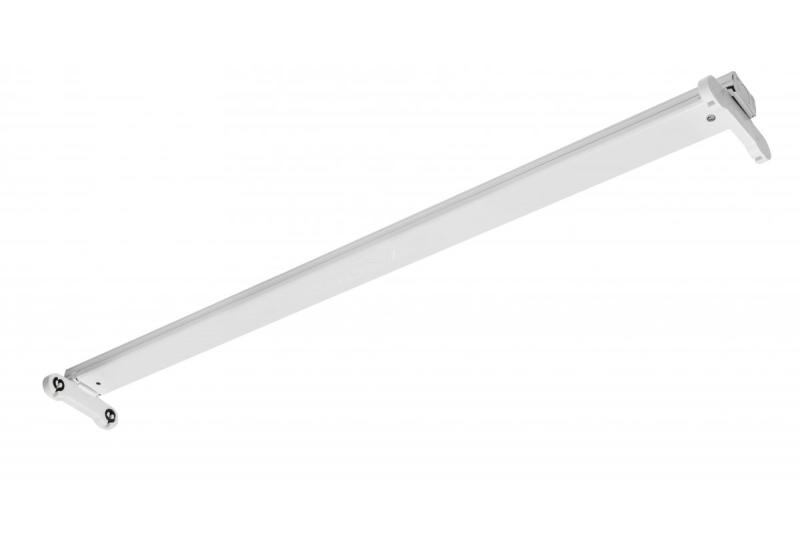 Fixture for LED tubes OSL SLIM-2x150 T8 LED, G13, AC220-240V, 50/60Hz, IP20, with wiring for one side power supply LED tubes, surface mounted, white housing 1208963973