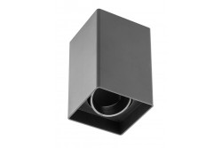 Decor Plafondlamp armatuur RESTO PC 80x80x125mm IP20 max 20W vierkant zwart. 1208963987