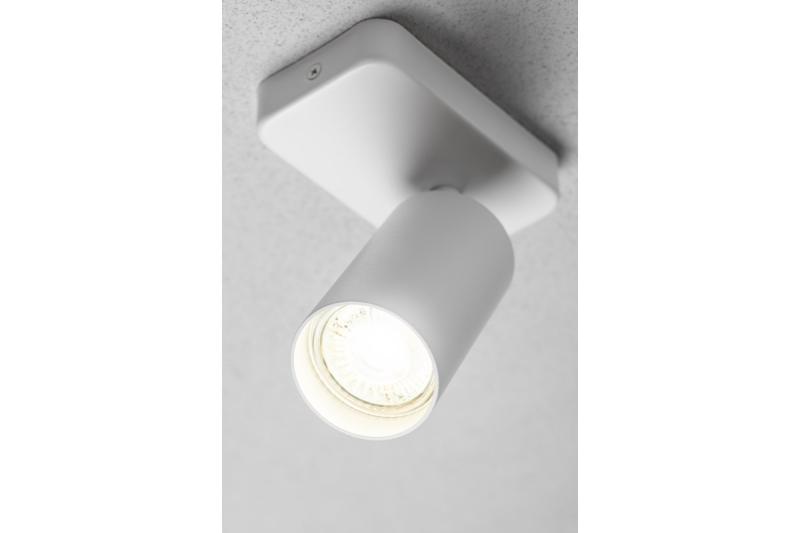 Decor Wandarmatuur SANTO BIS aluminium IP20 max. 20W enkelvoudig rond wit. 1208963996