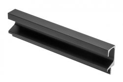 Continuous aluminium handle profile C l=3500mm black mat 1208964055