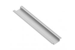 LED aluminum profile with GLAX silver flange 2 m (mortise) 1208964069