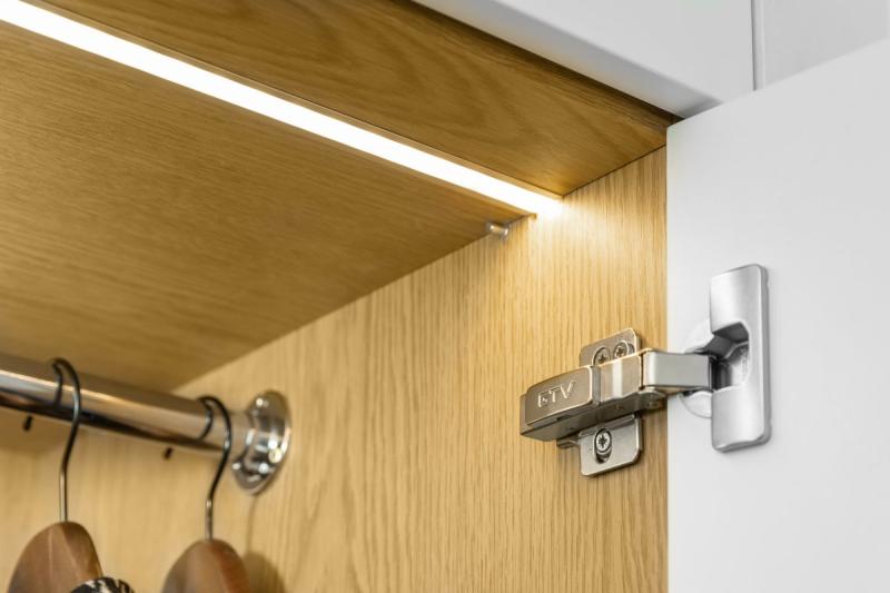 LED aluminum profile with GLAX silver flange 2 m (mortise) 1208964069