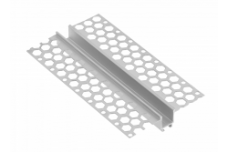 LED profile GLAX linear for GK boards 3m + technical casing, not anodized 1208964076