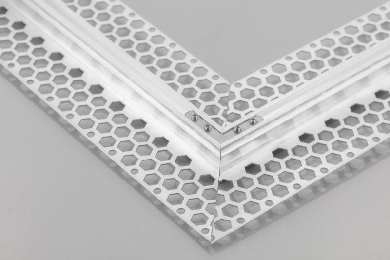 LED profile GLAX linear for GK boards 3m + technical casing, not anodized 1208964076