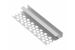 LED PROFILE GLAX ceiling for GK panels 3m + technical casing, non-anodized 1208964080
