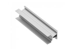 LED partition aluminum profile narrow, studded GLAX silver PLATE 19mm L= 3007 mm 1208964091