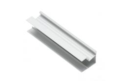 LED aluminum profile plinth narrow, studded GLAX silver PLATE 19mm L= 3007 mm 1208964093
