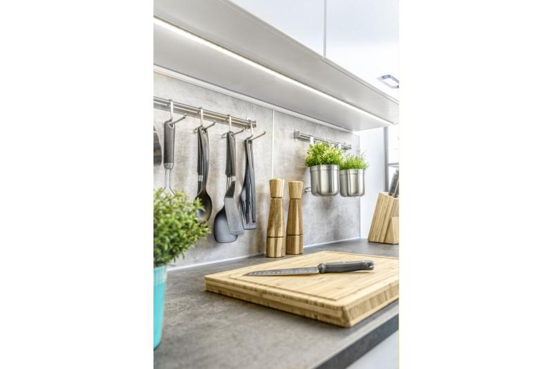 LED Aluminum Profile Applied GLAX Mini Black 3  m 1208964097