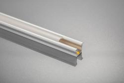 LED Aluminum Profile with GLAX Mini Flange High 12.5mm Silver 2m (Mortise) 1208964109