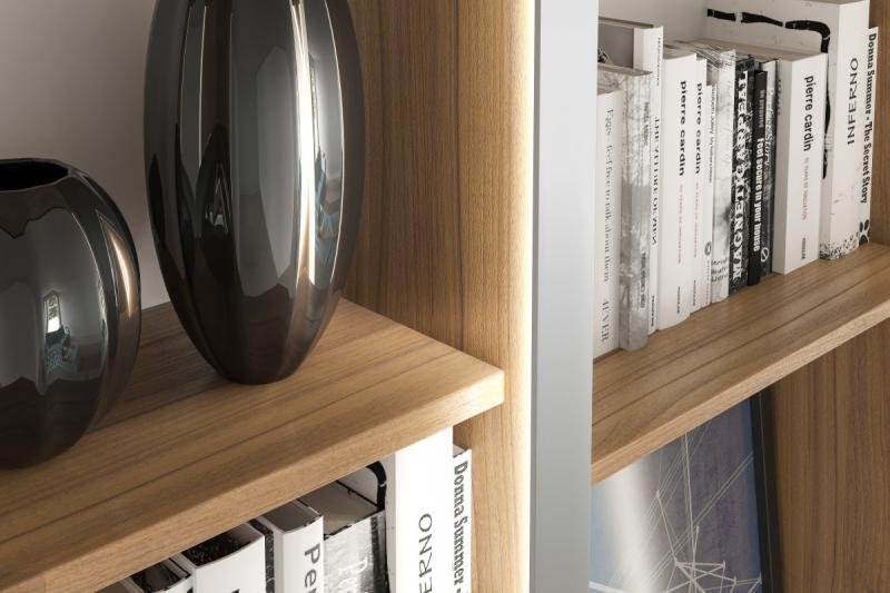 LED partition aluminium profile, studded GLAX silver L=3007 mm 1208964115