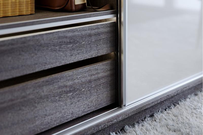 Aluminium profile plinth, studded (for edging fillings) GLAX silver PLATE 19mm3m 1208964124