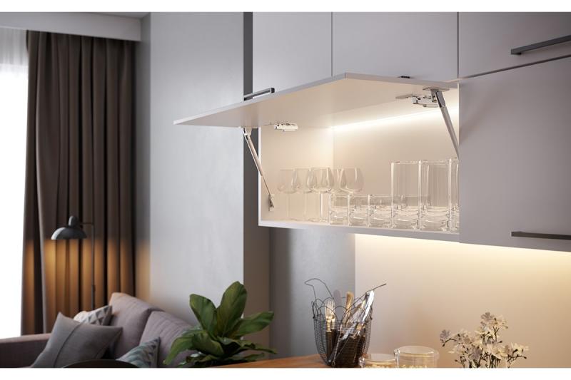 led angular aluminium profile - applied GLAX silver L=2 m 1208964132