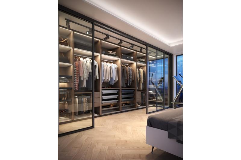 led angular aluminium profile - applied GLAX champagne L=2 m 1208964135