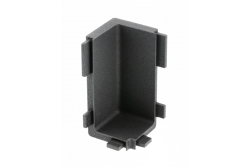 Internal connector VELLO L profile, black, (10 pcs/op.) 1208964161