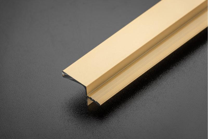 GTV VELLO profile, handleless system, wreath, L=3000 mm, 16 mm, Al, gold 1208964237