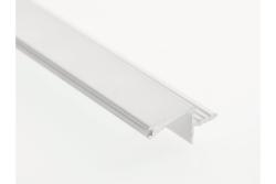 GTV VELLO profile, handleless system, wreath, L=3000 mm, 18 mm, Al, white 1208964239