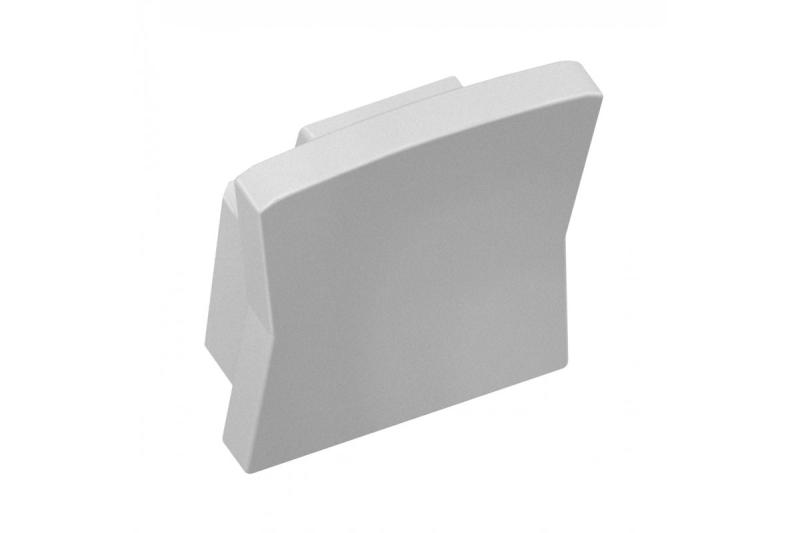Cap for LED profile GLAX Mini applied high silver (10 pcs. in blister) 1208964257