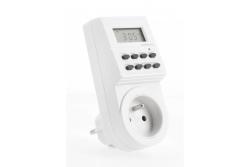 24h/7 days electronic programmable  timer, max. 3500W, AC220-240V, 50/60Hz, IP20, white french 1208964882