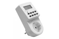 24h/7 days electronic programmable  timer, max. 3500W, AC220-240V, 50/60Hz, IP20, white, schuko 1208964883