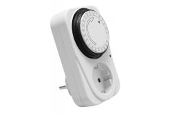 24h programmable timer, max. 3500W, AC220-240V, 50/60Hz, IP20, white, schuko 1208964885