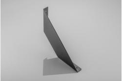 Shelf support FLAT, 20x20 cm, black mat 1208965222