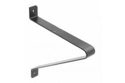 Shelf support GALA, 25x22 cm, black mat 1208965223