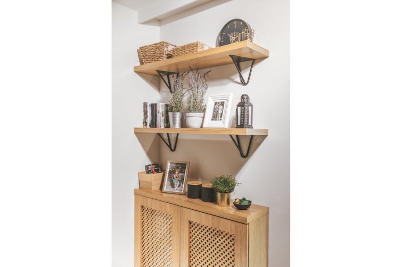 Shelf support WIRE, 18x16 cm, black mat 1208965261