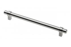 Steel handle TRIEST C=192mm brushed steel - zamak feet 1208965371